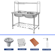 El soporte para el fregadero de acero inoxidable de montaje superior con 1 tazón y resistente a la oxidación