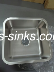 41*41cm Cuadrado de acero inoxidable de una sola taza Sink Submount