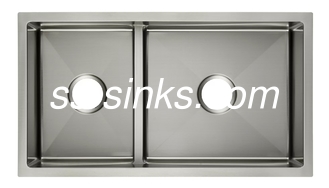Lavadero de cocina de 30 pulgadas en acero inoxidable cepillado para cocina industrial