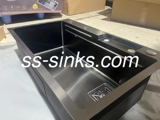 Cuadro cepillado Single Bowl Undermount Lavadero con superficie lisa y fácil de limpiar