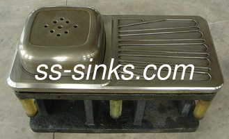 El aluminio del magnesio del molde del fregadero de cocina SKD61 8407 a presión los útiles de la fundición