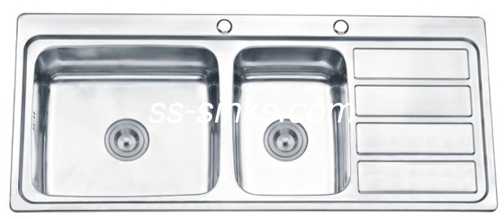 R15 radios de esquina submonta fregadero de cocina de acero inoxidable para diseño de cocina elegante y atemporal