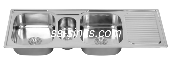 Esquina de acero inoxidable de la cocina del fregadero Cuenco de profundidad 9 pulgadas y cesta para el diseño de la cocina moderna