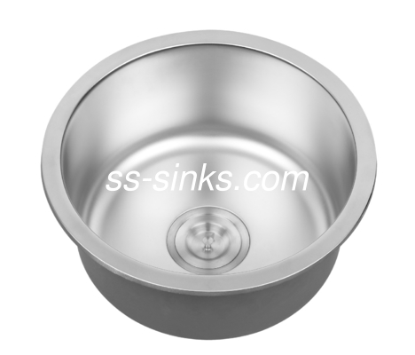9 pulgadas de profundidad del fregadero Submonta fregadero de cocina de acero inoxidable con acabado pulido y estilo moderno