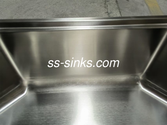 Monte superior de acero inoxidable de hexágono grande mono recipiente fregadero por encima del mostrador