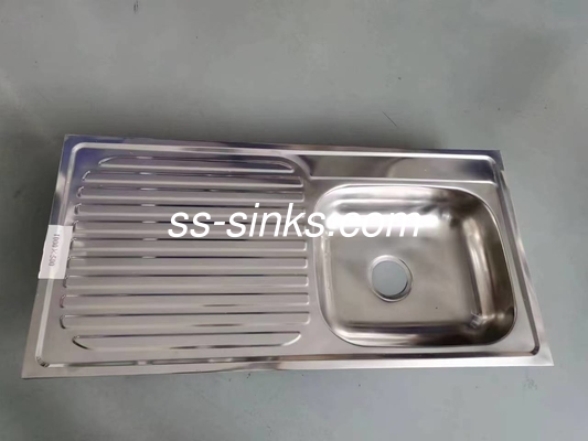 Lavadero de cocina de acero con desagüe incluido Resistente a la oxidación
