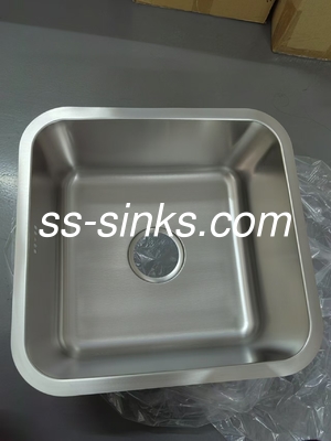 fregadero de cocina de acero inoxidable pulido 0.7m m de Undermount los 60*43cm