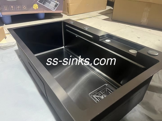 Cuadro cepillado Single Bowl Undermount Lavadero con superficie lisa y fácil de limpiar