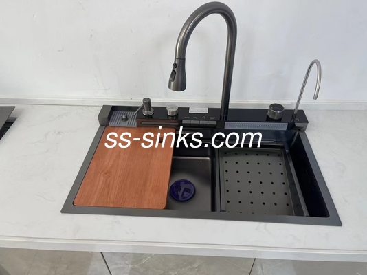 1 cuenco de montaje superior del fregadero en 33 * 22 pulgadas de tamaño para la organización de la cocina