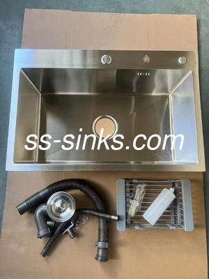2 cuencos de acero inoxidable de doble cuenco de agua de la bañera de desbordamiento incluido para facilitar el mantenimiento