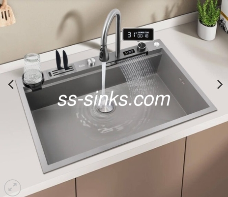 Profundidad de la taza 21cm del delantal del fregadero de acero inoxidable del lavabo de 3.5 pulgadas