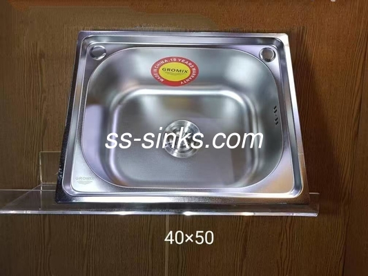 Topmount Lavadero de cocina Taza única con tablero de drenaje 30 X 17 pulgadas Uno o dos agujeros para el fregadero de cocina con tablero de drenaje