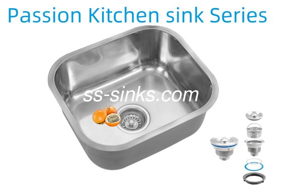 1 Agujero del grifo con cubierta del grifo de agujero de la grifería de acero inoxidable cepillado Doble fregadero