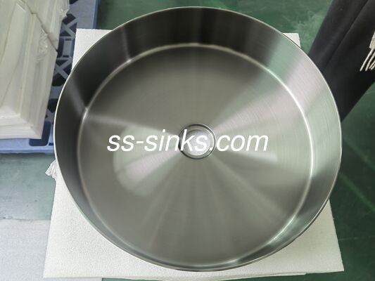 Elegancia diseñada para la resistencia: Nuestra cuenca redonda de acero inoxidable 3mm 304