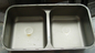 Fregadero doble de una pieza del cuenco de los SS del molde del fregadero de cocina ISO9001