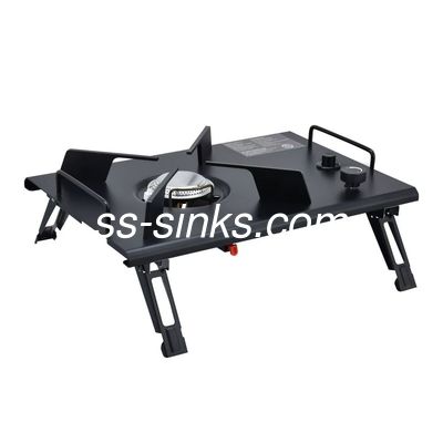 Grill de barbacoa portátil de carbón 2 estanterías laterales y equipos de barbacoa al aire libre personalizados OEM ODM