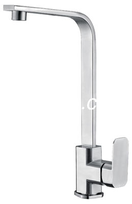 Grifo de acero inoxidable de la manija del níquel del grifo del cuarto de baño 3004 solo