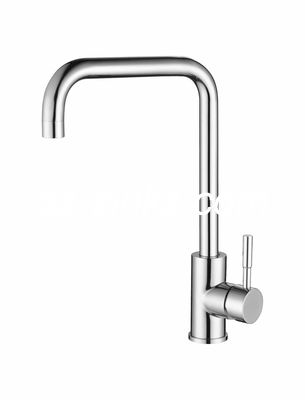 Golpecito movible del fregadero de cocina de la manija de Chrome 1,8 galones por minuto